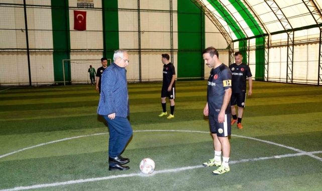 Muğla OBM tarafından düzenlenen halı saha turnuvası başladı