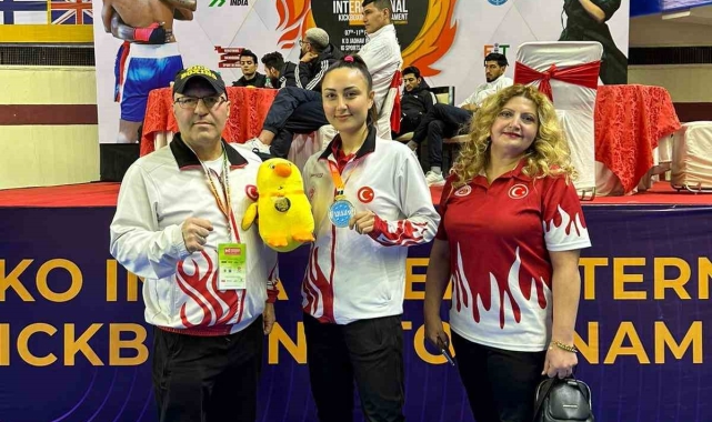 Muğla'ya bir uluslararası madalya da Kick Boks'tan