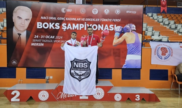 Nazilli Belediyespor boksörü Türkiye şampiyonu oldu