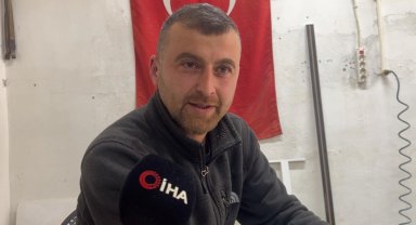 Nesli tükenme tehlikesi yaşayan Porsuk cep telefonuyla görüntülendi