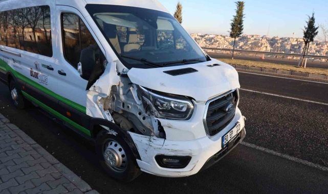 Nevşehir'de zincirleme trafik kazası: 1 yaralı