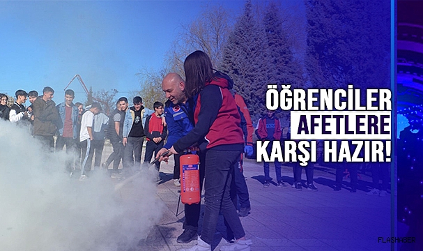 ÖĞRENCİLERE AFET FARKINDALIĞI EĞİTİMİ!