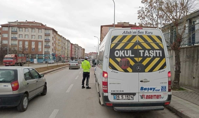 Okul servislerine denetim