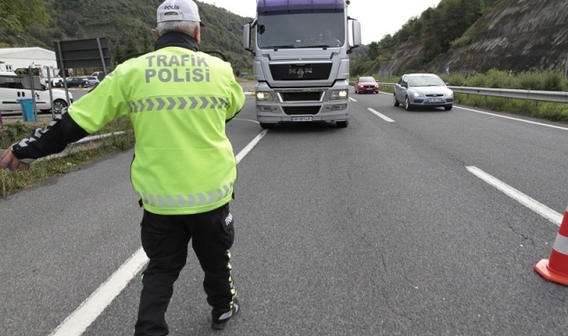 Ordu'da bir haftada 14 binden fazla araç denetlendi