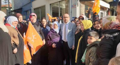 Orhaneli'de Başkan Adayı Tayır, Coşkusu