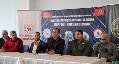 Samsun'da bilek güreşi heyecanı