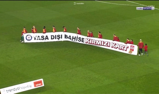 Samsunspor-Galatasaray maçında "yasa dışı bahise kırmızı kart"