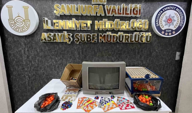 Şanlıurfa'da kumar operasyonu: 5 gözaltı
