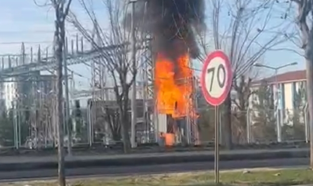 Siverek'te trafo merkezinde korkutan yangın