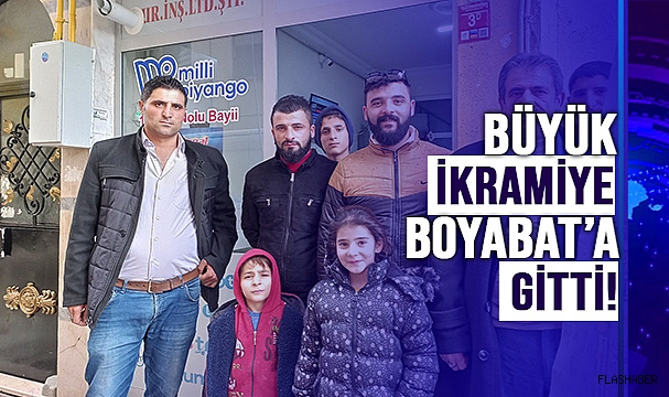 TALİH KUŞU BOYABAT’A KONDU!