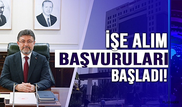 TARIM VE ORMAN BAKANLIĞI 5 BİN 500 PERSONEL ALACAK!