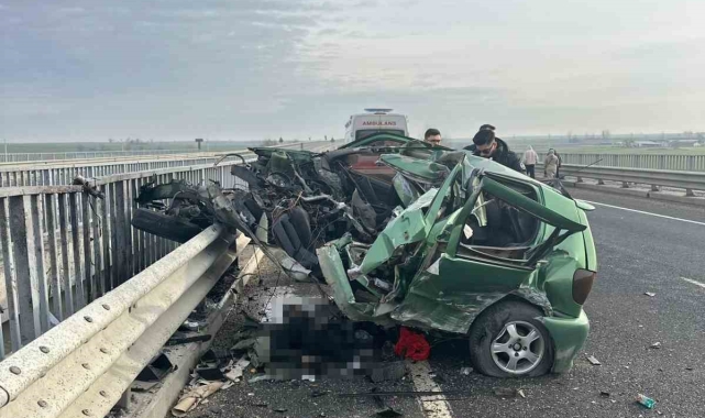 Tekirdağ'da feci kaza: 1 ölü
