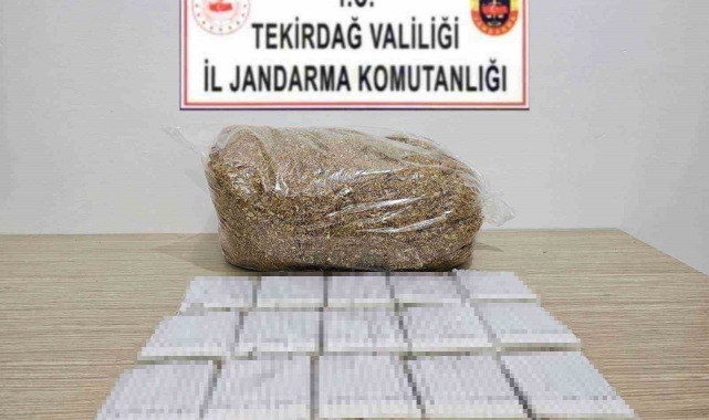 Tekirdağ'da iş yerinden makaron, puro ve tütün ele geçirilen şahsa 16 bin lira ceza