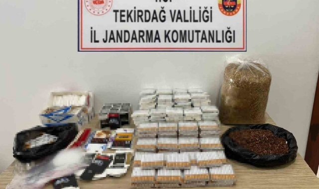 Tekirdağ'da tütün ve makaron operasyonu