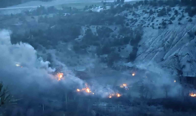 Tokat&#039;ta orman yangını