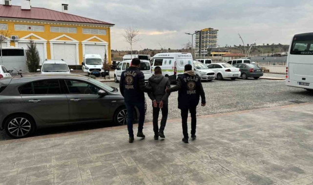 Uşak'ta yağma suçundan aranan şahıs yakalandı