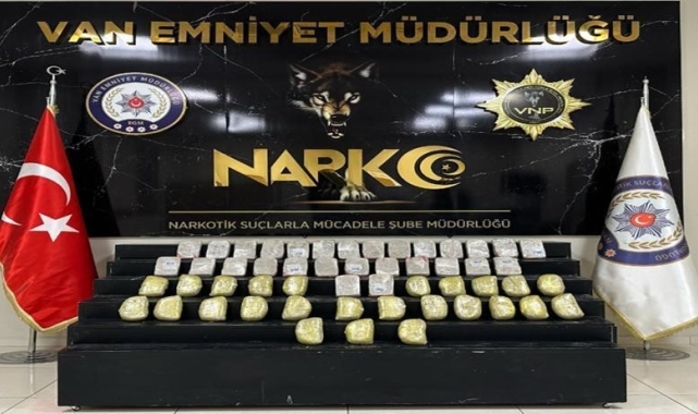 Van'da 30 kilo eroin ele geçirildi