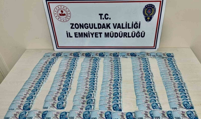 Zonguldak'ta sahte para ele geçirildi