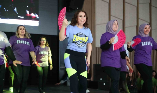 Zumba all-star yarışması renkli görüntülere sahne oldu