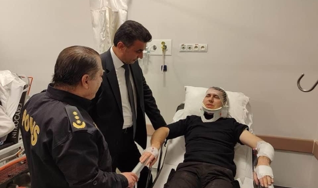 17 yaşında direksiyon başını geçti, kaçarken polisi yaraladı