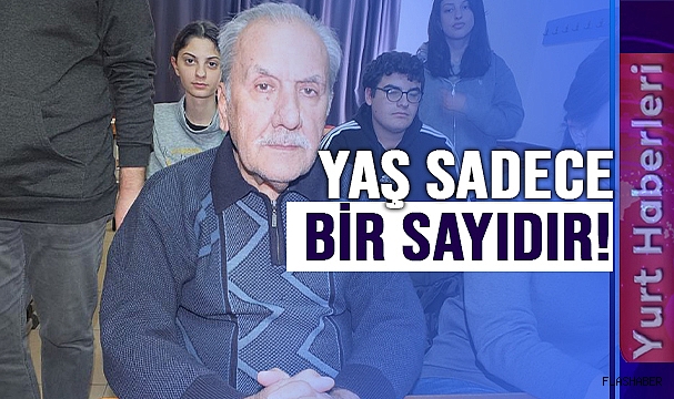 73 YAŞINDA ÜNİVERSİTE SINAVLARINA HAZIRLANIYOR!