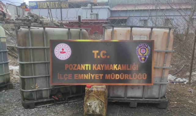 Adana'da kaçak akaryakıt ele geçirildi, 2 şüpheli gözaltına alındı