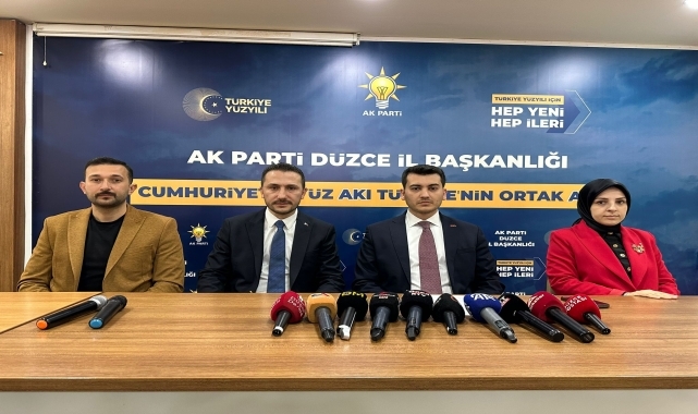 AK Parti Düzce Teşkilatı'ndan afiş ve reklam panolarına yönelik saldırılara ilişkin açıklama