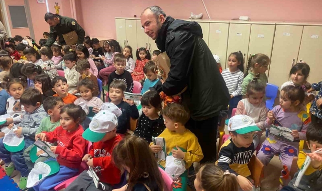 Anaokulu öğrencileri Orman Haftası coşkusu yaşadı
