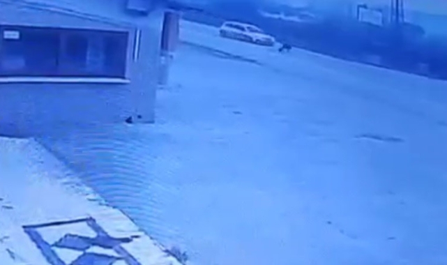 Bartın'da bir kişinin öldüğü kaza kameralara yansıdı