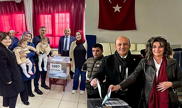 BAŞKAN ADAYLARI OYLARINI KULLANDI!