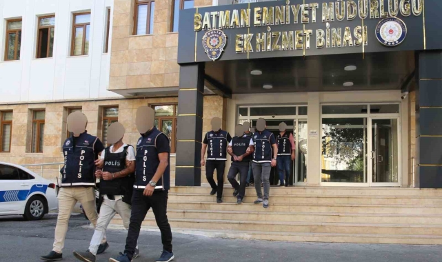 Batman'da uyuşturucu operasyonunda 6 tutuklama