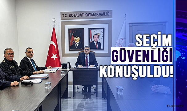 BOYABAT'TA ASAYİŞ TOPLANTISI!