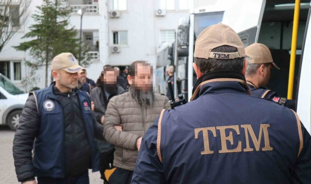"Bozdoğan-11" operasyonlarında gözaltına alınan 33 şüpheliden 14'ü tutuklandı