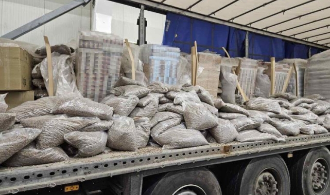 Bulgaristan gümrüğünde 116 bin 150 paket kaçak sigara yakalandı