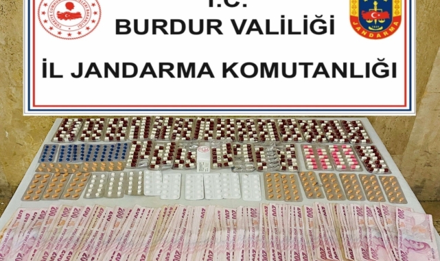 Burdur'da uyuşturucu operasyonunda 5 kişi tutuklu