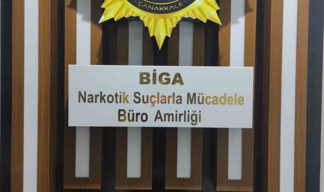 Çanakkale'de 2 milyonluk uyuşturucu operasyonunda 3 tutuklama