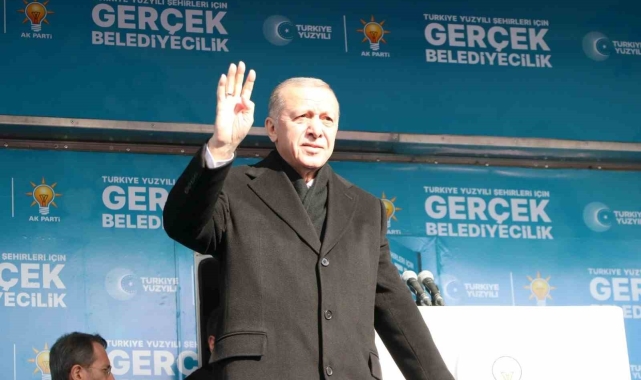 Cumhurbaşkanı Erdoğan: "Bugün 70 sente muhtaç olan değil 1 trilyon dolardan fazla milli geliri olan Türkiye'ye var"