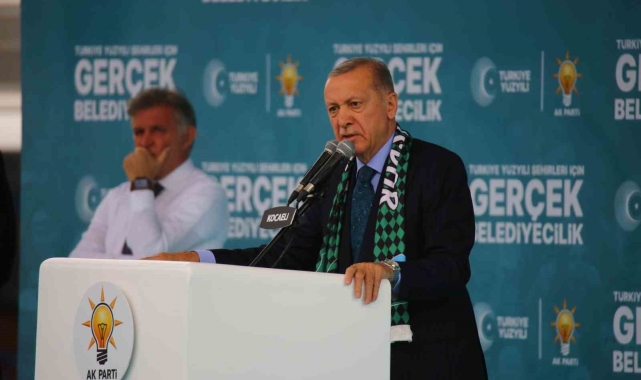 Cumhurbaşkanı Erdoğan finali Kocaeli'de yaptı