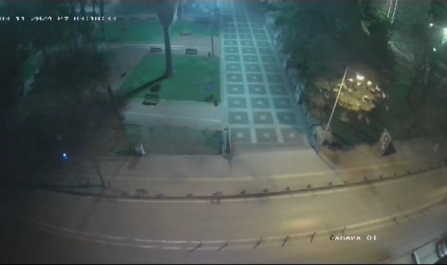 Deprem anı kamerada
