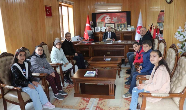 Elazığ'da öğrencilerden Filistin'e anlamlı destek