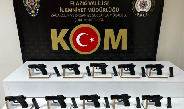 Elazığ'daki silah ticareti operasyonunda 1 tutuklama