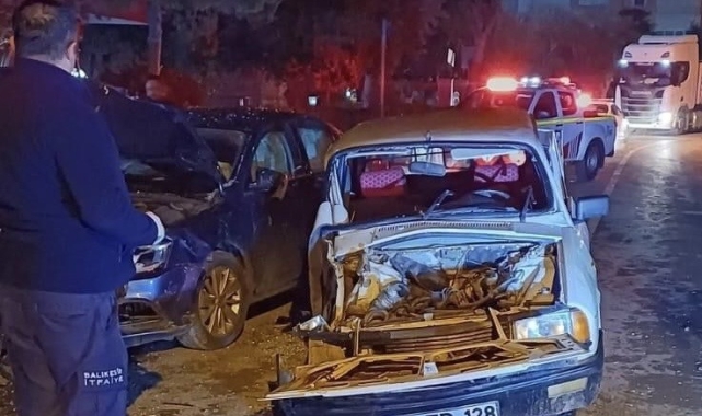 Erdek'te trafik kazası: 3 yaralı