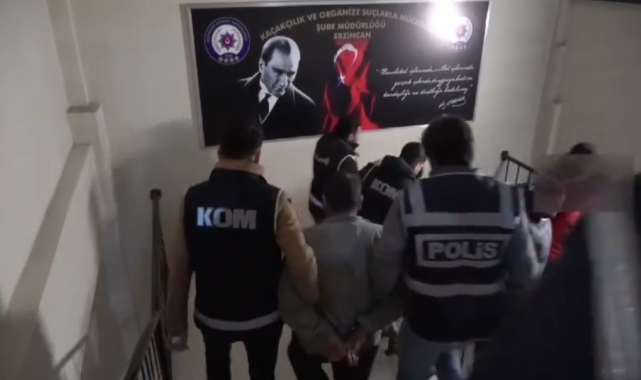 Erzincan'da nitelikli yağma suçundan 4 kişi tutuklandı