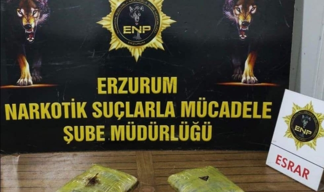 Erzurum'da uyuşturucu operasyonu; 4 şüpheli tutuklandı