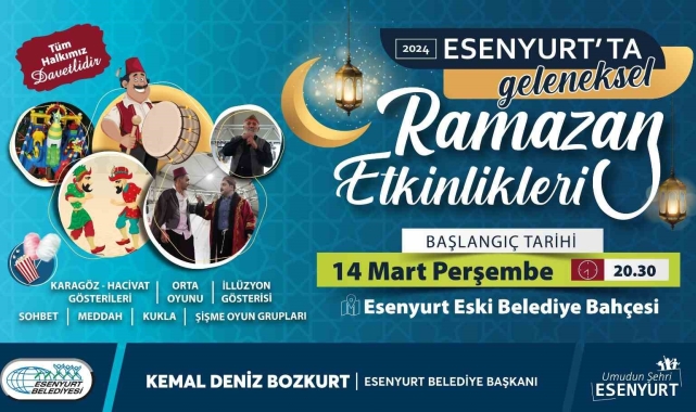 Esenyurt'ta geleneksel Ramazan etkinlikleri başlıyor