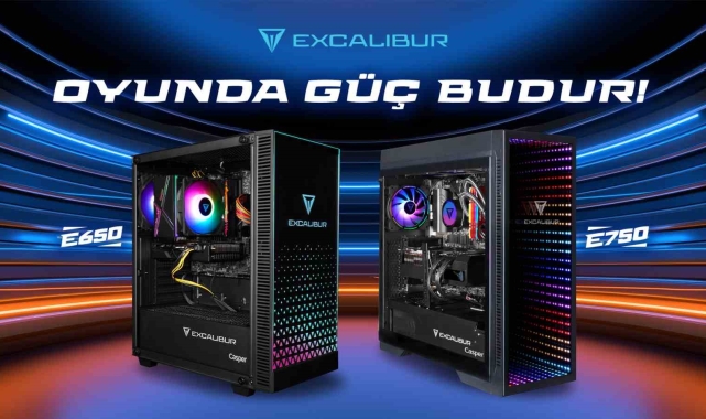 Exalibur E650 ve E750 oyun bilgisayarları binlerce konfigürasyon seçeneği sunuyor