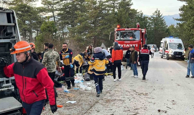 Feci kazada yaralanan 14 kişiden 9'u taburcu oldu