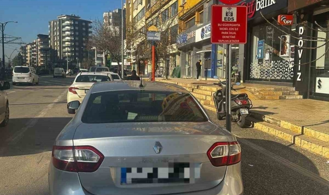 Gaziantep'te bin 513 araç trafikten men edildi