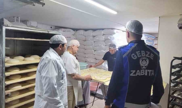 Gebze'de fırınlar denetleniyor