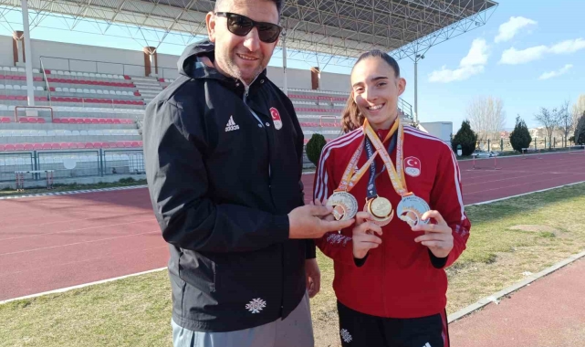 Genç atlet 20&#039;nin üzerinde rekor kırdı şimdiki hedefi 2028 Olimpiyatları